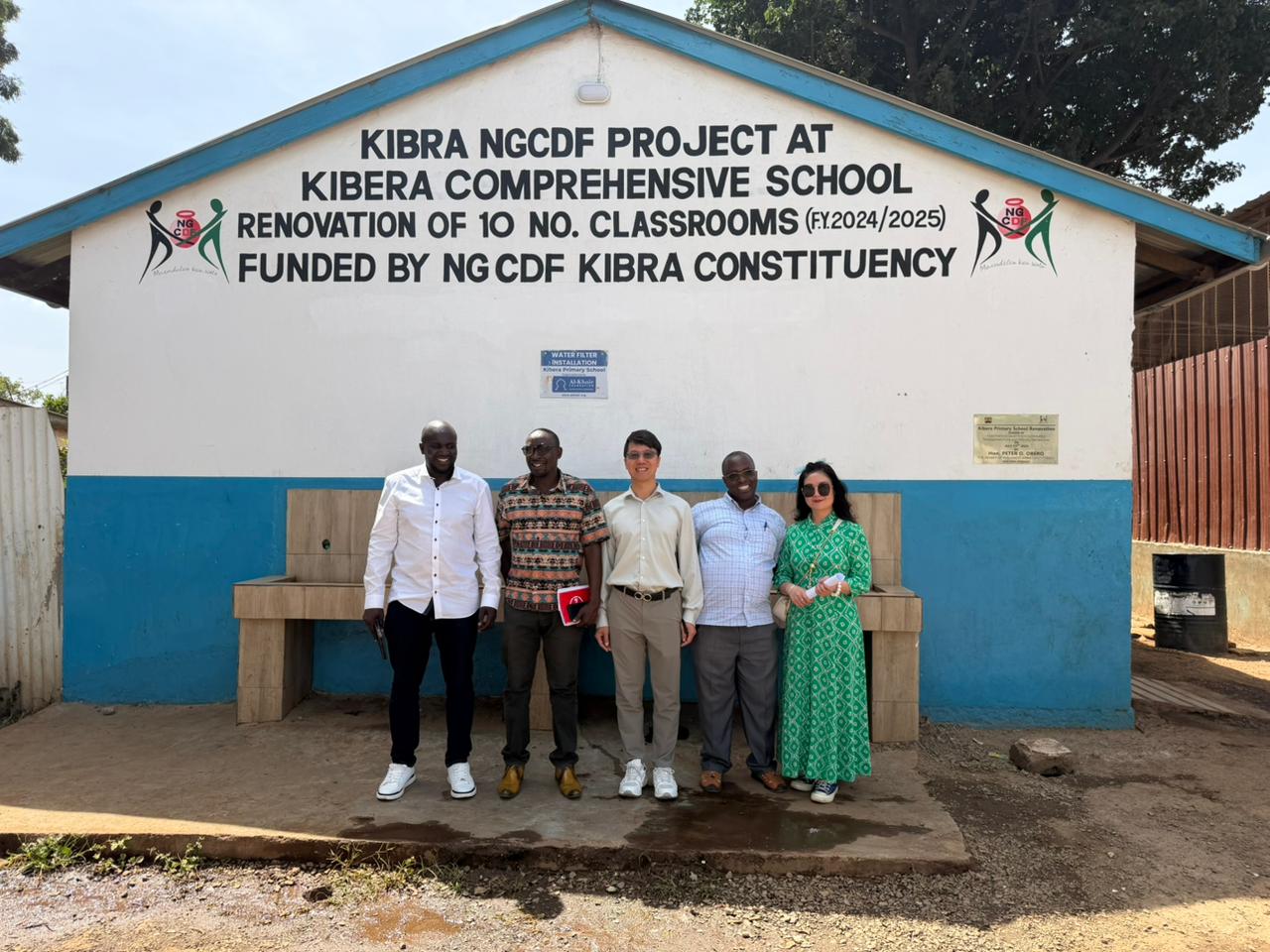 KCCCI Team at Kibera Primary School